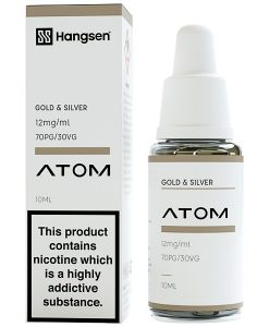 Hangsen Gold & Silver E Liquid 10ml Atom Series 70-30