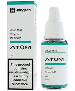 Hangsen Green Mint E Liquid 10ml Atom Series 70-30