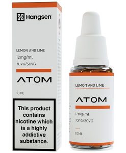 Hangsen Lemon & Lime E Liquid 10ml Atom Series 70-30