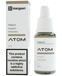 Hangsen Tobacco E Liquid 10ml Atom Series 70-30
