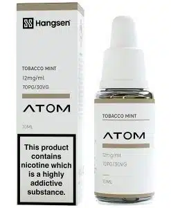 Hangsen Tobacco Mint E Liquid 10ml Atom Series 70-30