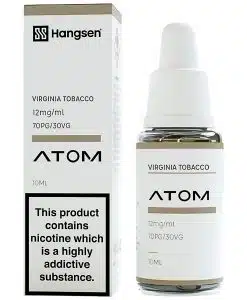 Hangsen Virginia Tobacco E Liquid 10ml Atom Series 70-30