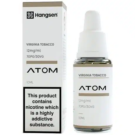 Hangsen Virginia Tobacco E Liquid 10ml Atom Series 70-30